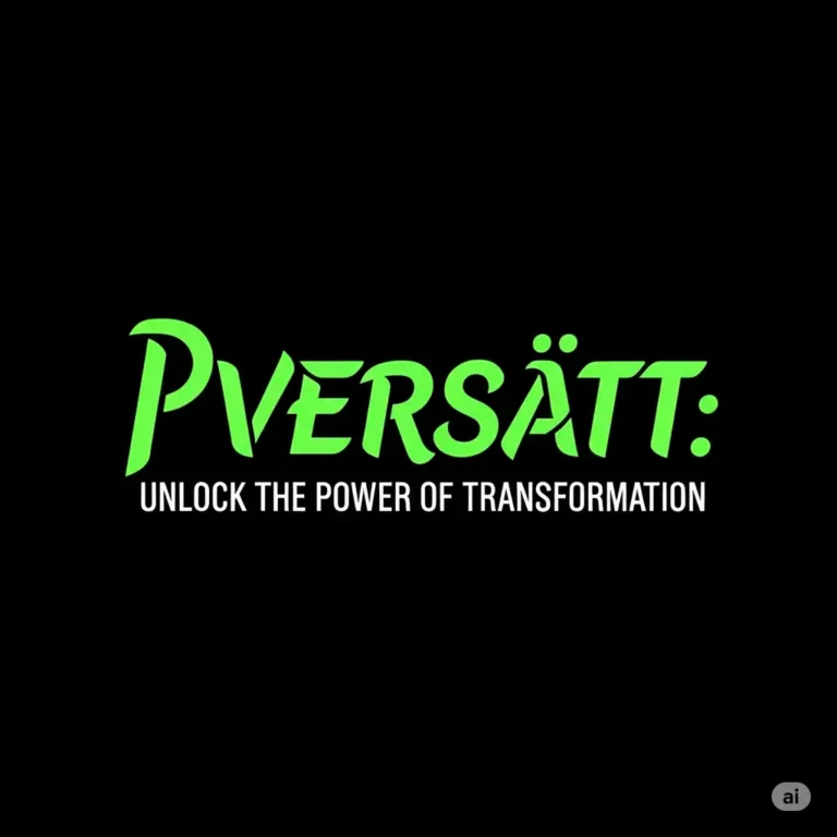 Pversätt: Unlock the Power of Transformation